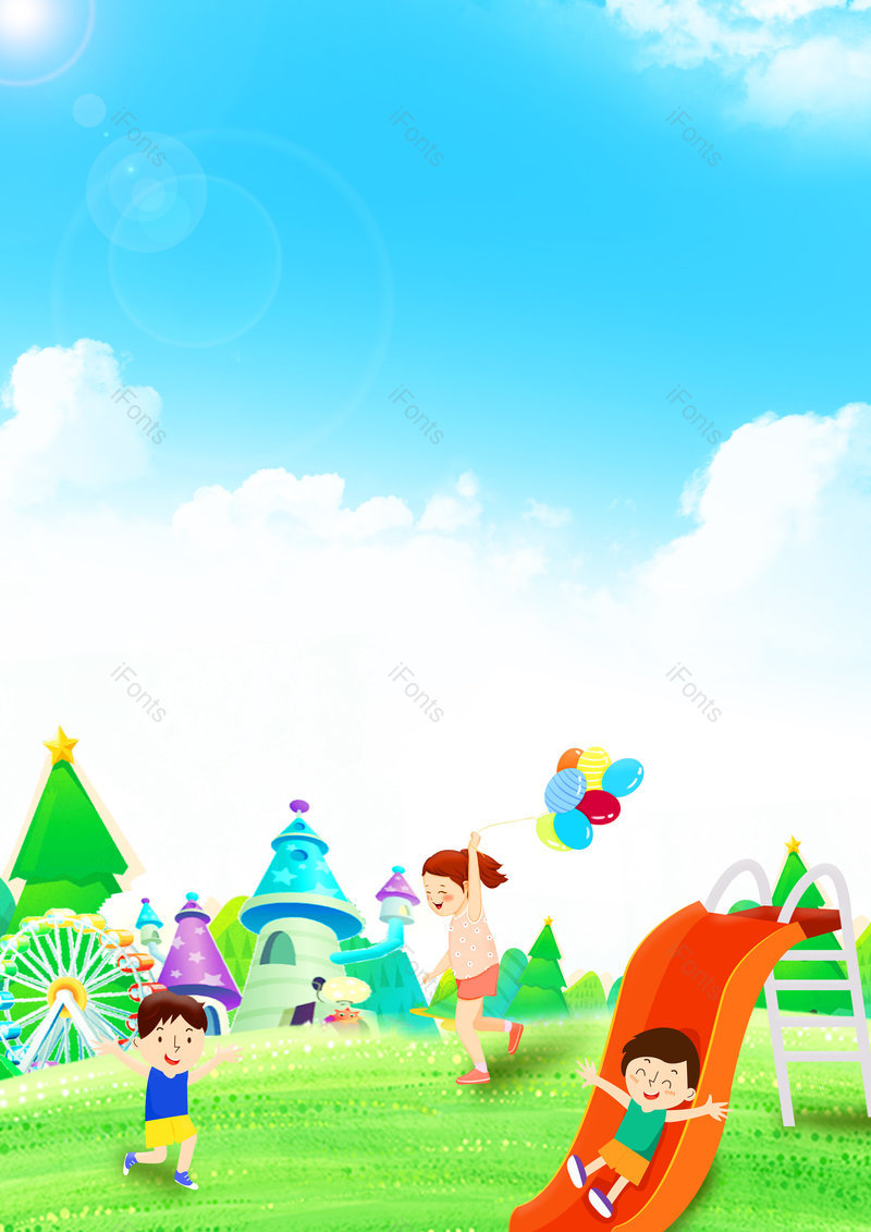 卡通手绘六一儿童节61海报背景,插画/手绘图,插画/手绘图库,插画/手绘图下载,插画/手绘